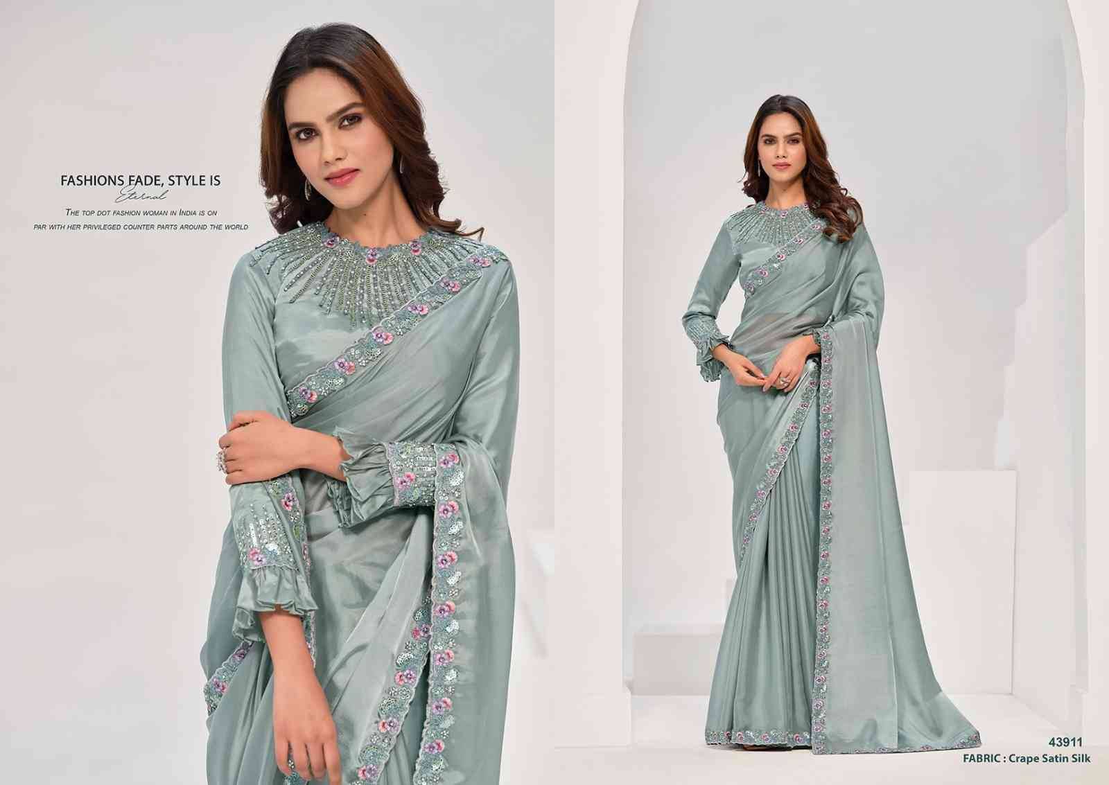 Saanjh By Mahotsav Creation Indian Traditional Wear Collection Beautiful Stylish Fancy Colorful Party Wear & Occasional Wear Satin Silk/Georgette Sarees At Wholesale Price