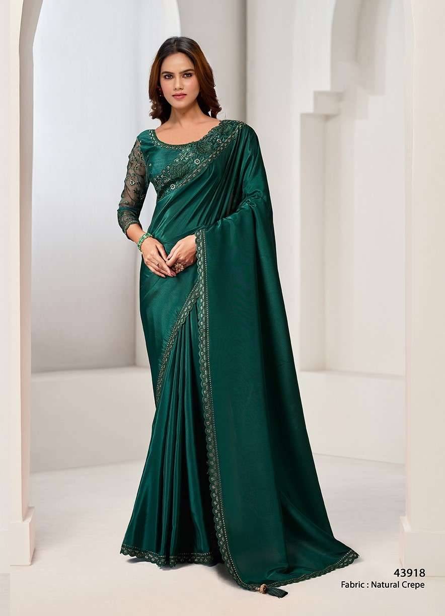 Saanjh By Mahotsav Creation Indian Traditional Wear Collection Beautiful Stylish Fancy Colorful Party Wear & Occasional Wear Satin Silk/Georgette Sarees At Wholesale Price