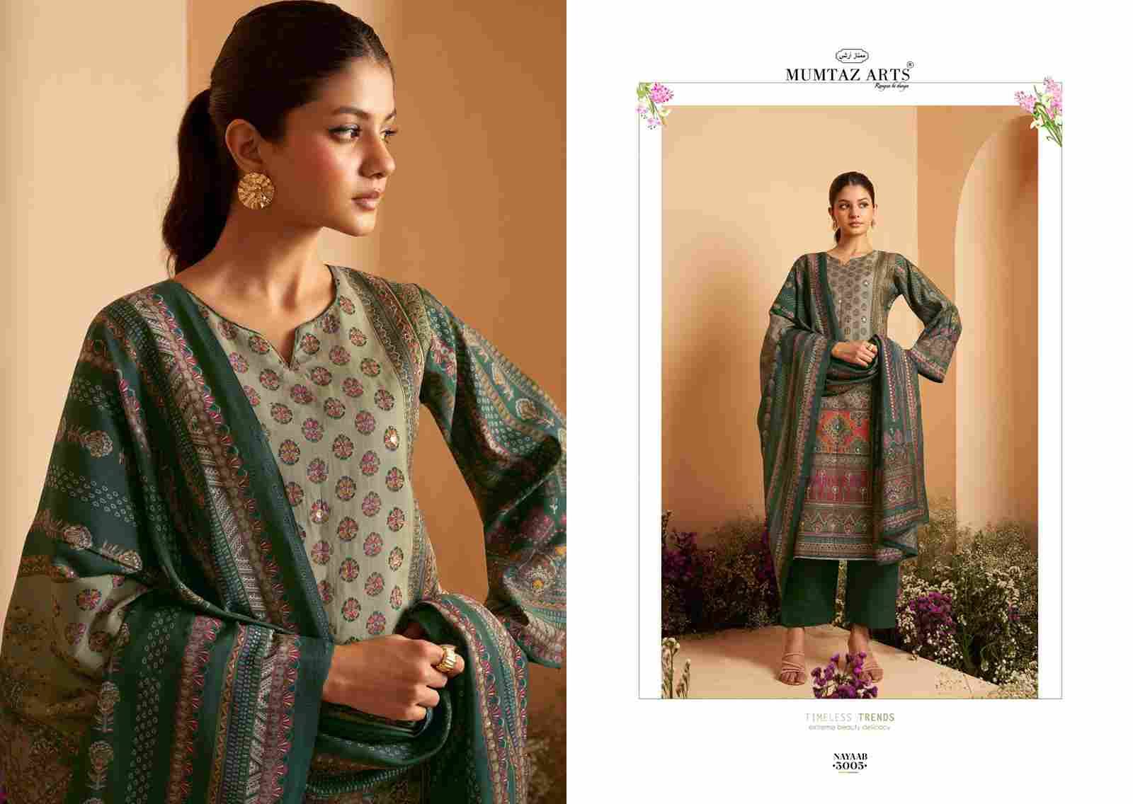 Nayaab Vol-3 By Mumtaz Arts 3001 To 3006 Series Beautiful Festive Suits Colorful Stylish Fancy Casual Wear & Ethnic Wear Viscose Muslin Print Dresses At Wholesale Price
