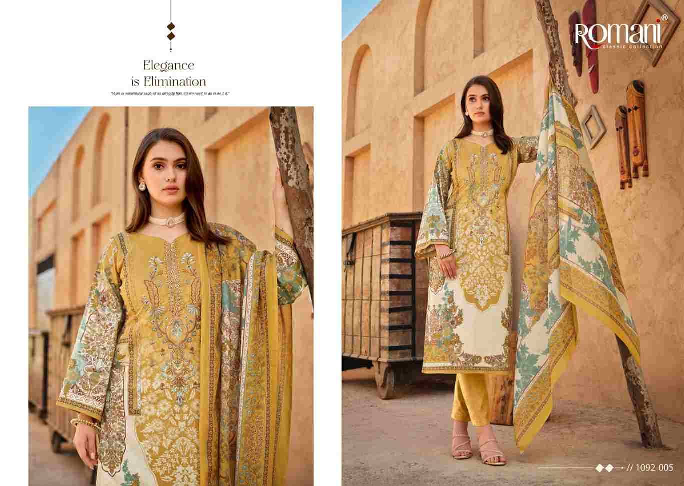 Aarzu Vol-9 By Romani 1092-001 To 1092-008 Series Beautiful Festive Suits Stylish Fancy Colorful Casual Wear & Ethnic Wear Soft Cotton Print Dresses At Wholesale Price