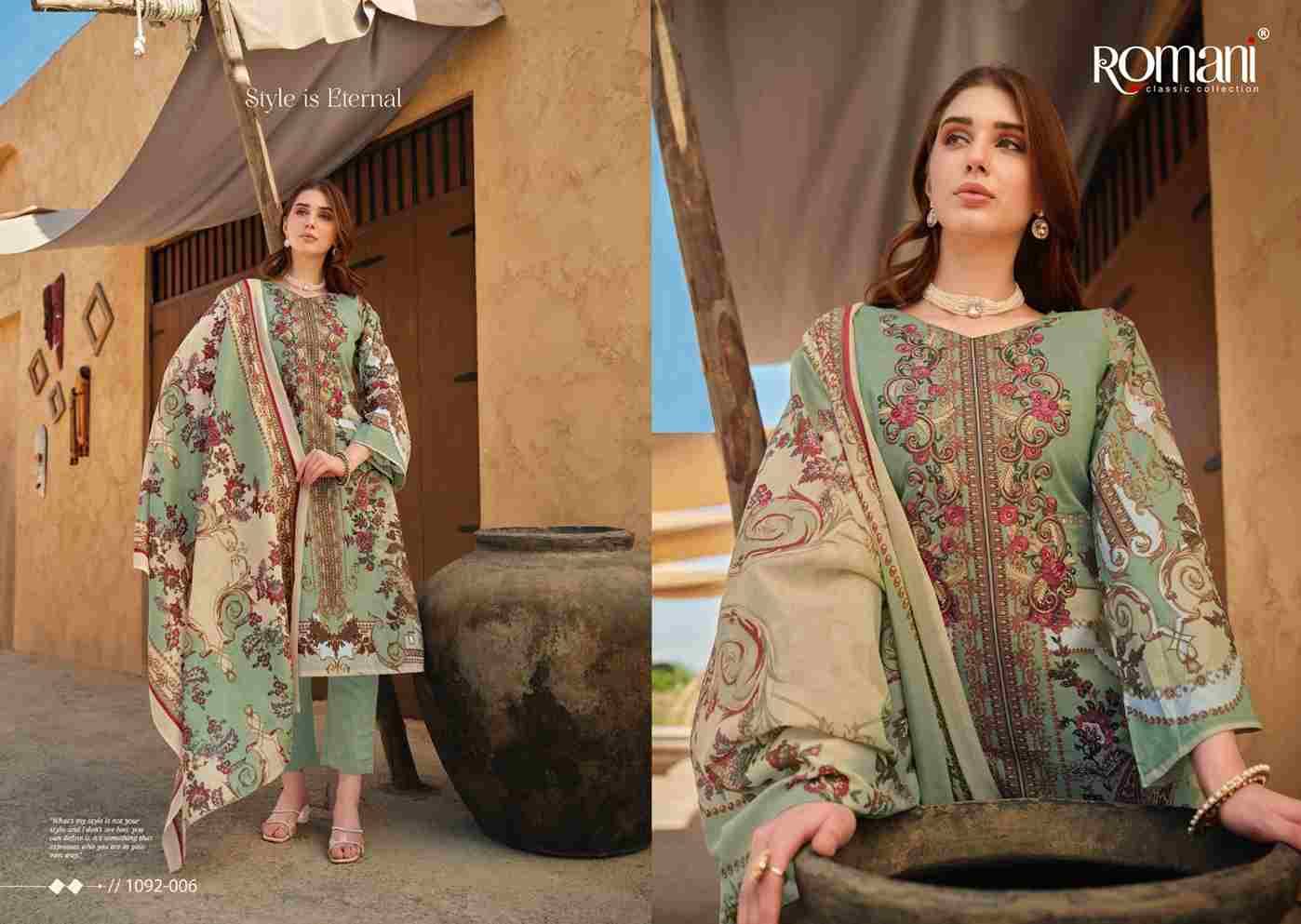 Aarzu Vol-9 By Romani 1092-001 To 1092-008 Series Beautiful Festive Suits Stylish Fancy Colorful Casual Wear & Ethnic Wear Soft Cotton Print Dresses At Wholesale Price