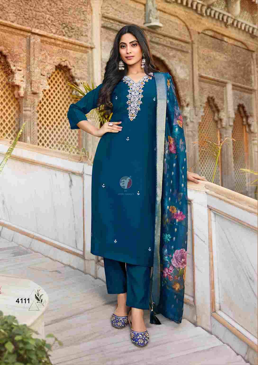 Mayra Vol-6 By Anju Fabrics 4111 To 4116 Series Festive Suits Collection Beautiful Stylish Fancy Colorful Party Wear & Occasional Wear Modal Silk Dresses At Wholesale Price