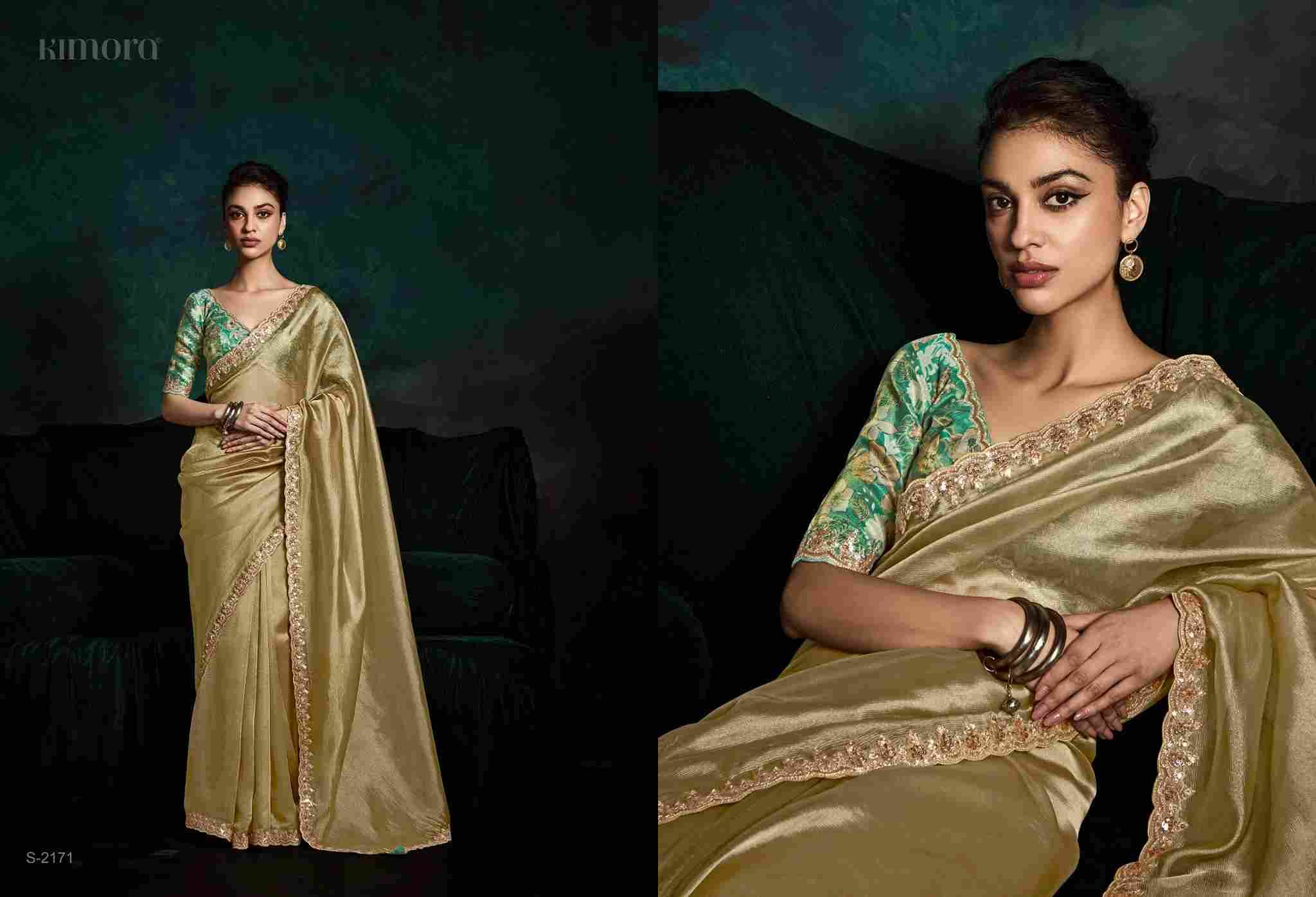 Rangat Vol-2 By Kimora Fashion 2171 To 2181 Series Indian Traditional Wear Collection Beautiful Stylish Fancy Colorful Party Wear & Occasional Wear Organza Sarees At Wholesale Price