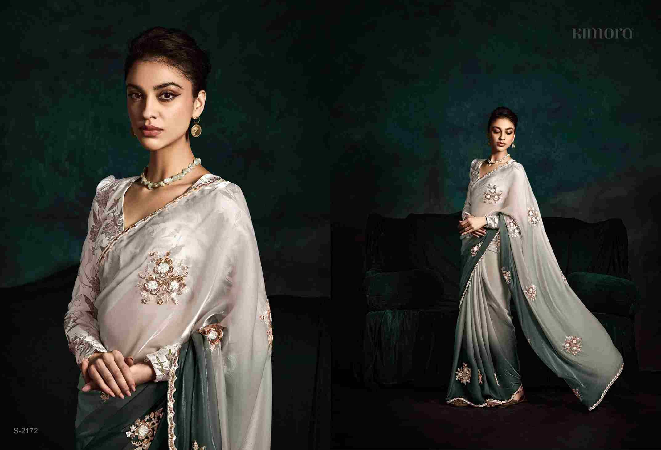 Rangat Vol-2 By Kimora Fashion 2171 To 2181 Series Indian Traditional Wear Collection Beautiful Stylish Fancy Colorful Party Wear & Occasional Wear Organza Sarees At Wholesale Price