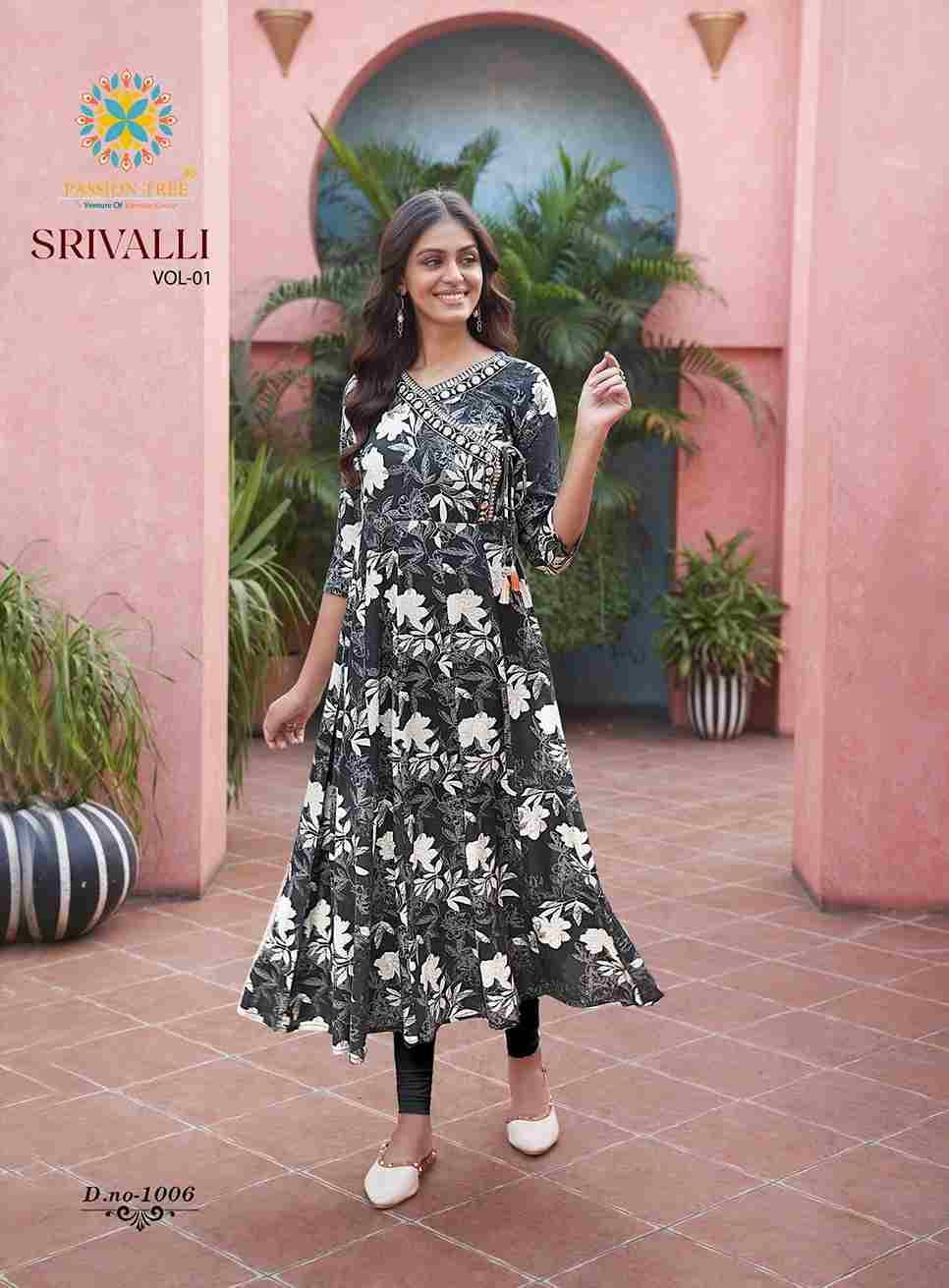 Srivalli Vol-1 By Passion Tree 1001 To 1008 Series Designer Stylish Fancy Colorful Beautiful Party Wear & Ethnic Wear Collection Heavy Rayon Kurtis At Wholesale Price