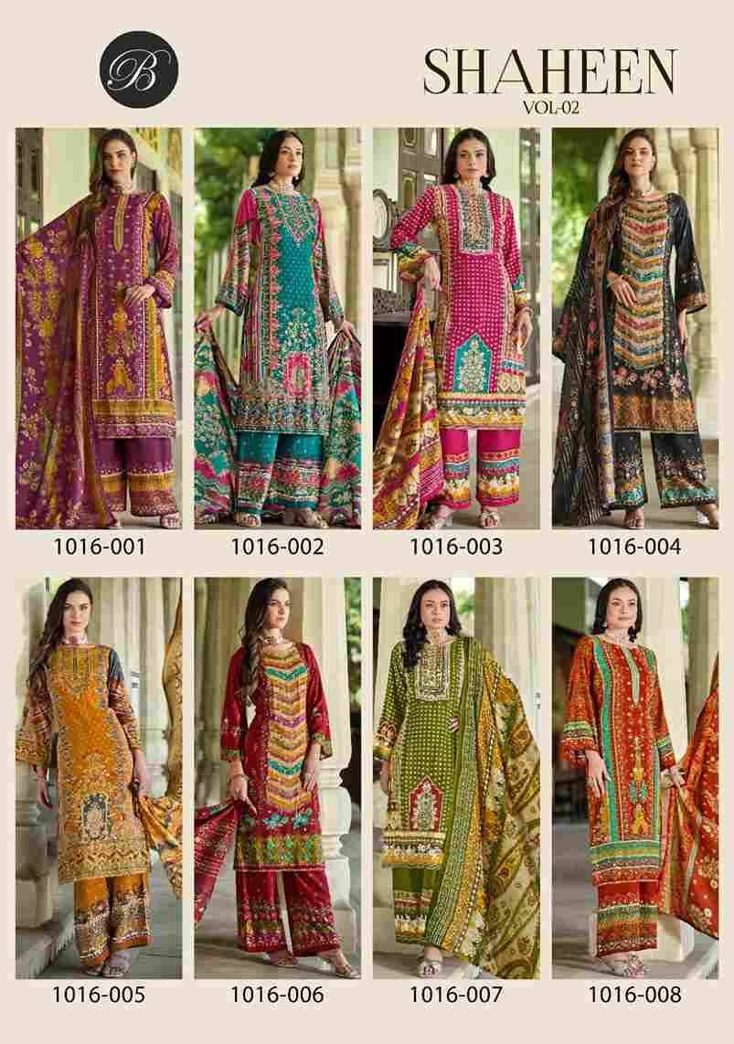 Shaheen Vol-2 By Belliza 1016-001 To 1016-008 Series Beautiful Festive Suits Stylish Fancy Colorful Casual Wear & Ethnic Wear Pure Viscose Rayon Print Dresses At Wholesale Price