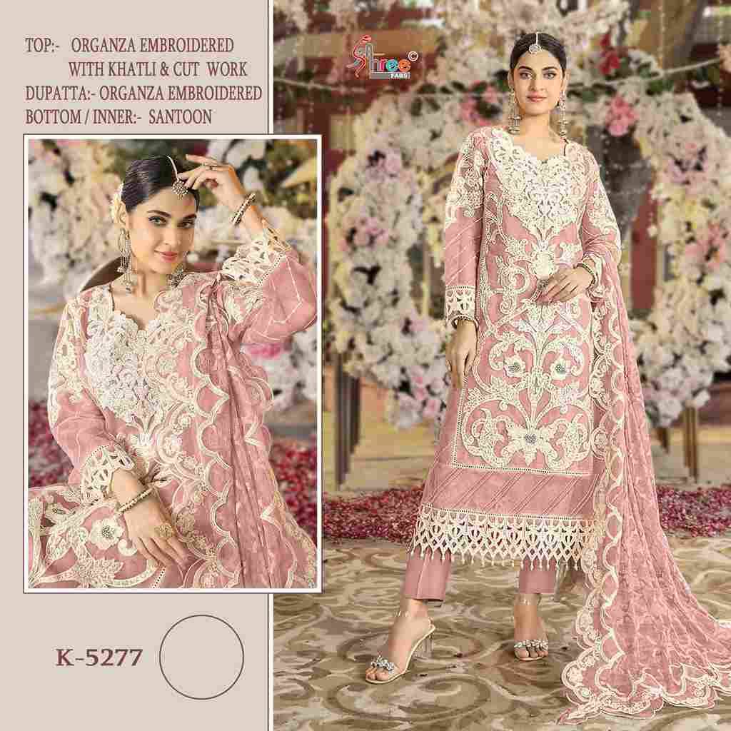 Shree Fabs Hit Design K-5277 Colours By Shree Fabs K-5277-A To K-5277-D Series Beautiful Pakistani Suits Colorful Stylish Fancy Casual Wear & Ethnic Wear Organza Embroidered Dresses At Wholesale Price