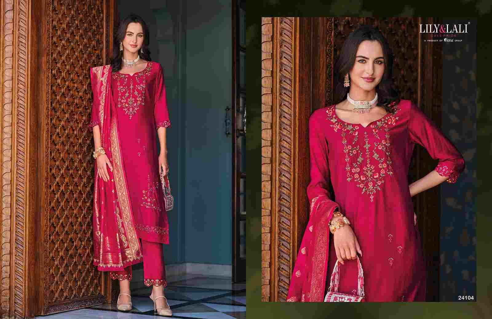 Hasmeena Vol-5 By Lily And Lali 24101 To 24106 Series Beautiful Festive Suits Colorful Stylish Fancy Casual Wear & Ethnic Wear Viscose Dresses At Wholesale Price