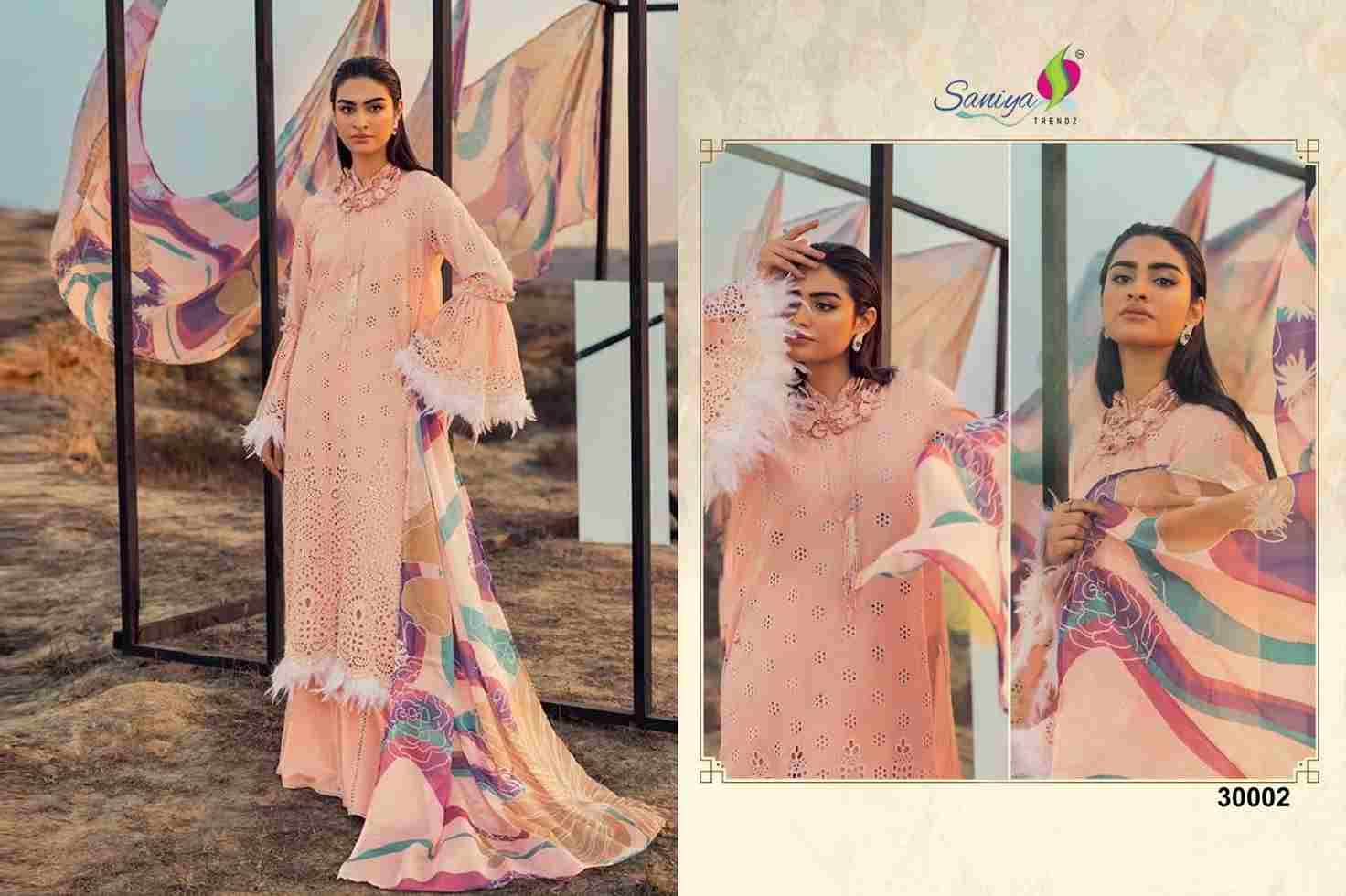 Adan Libas Chikankari Collection Vol-30 By Saniya Trendz 30001 To 30003 Series Beautiful Pakistani Suits Colorful Stylish Fancy Casual Wear & Ethnic Wear Cotton Embroidered Dresses At Wholesale Price