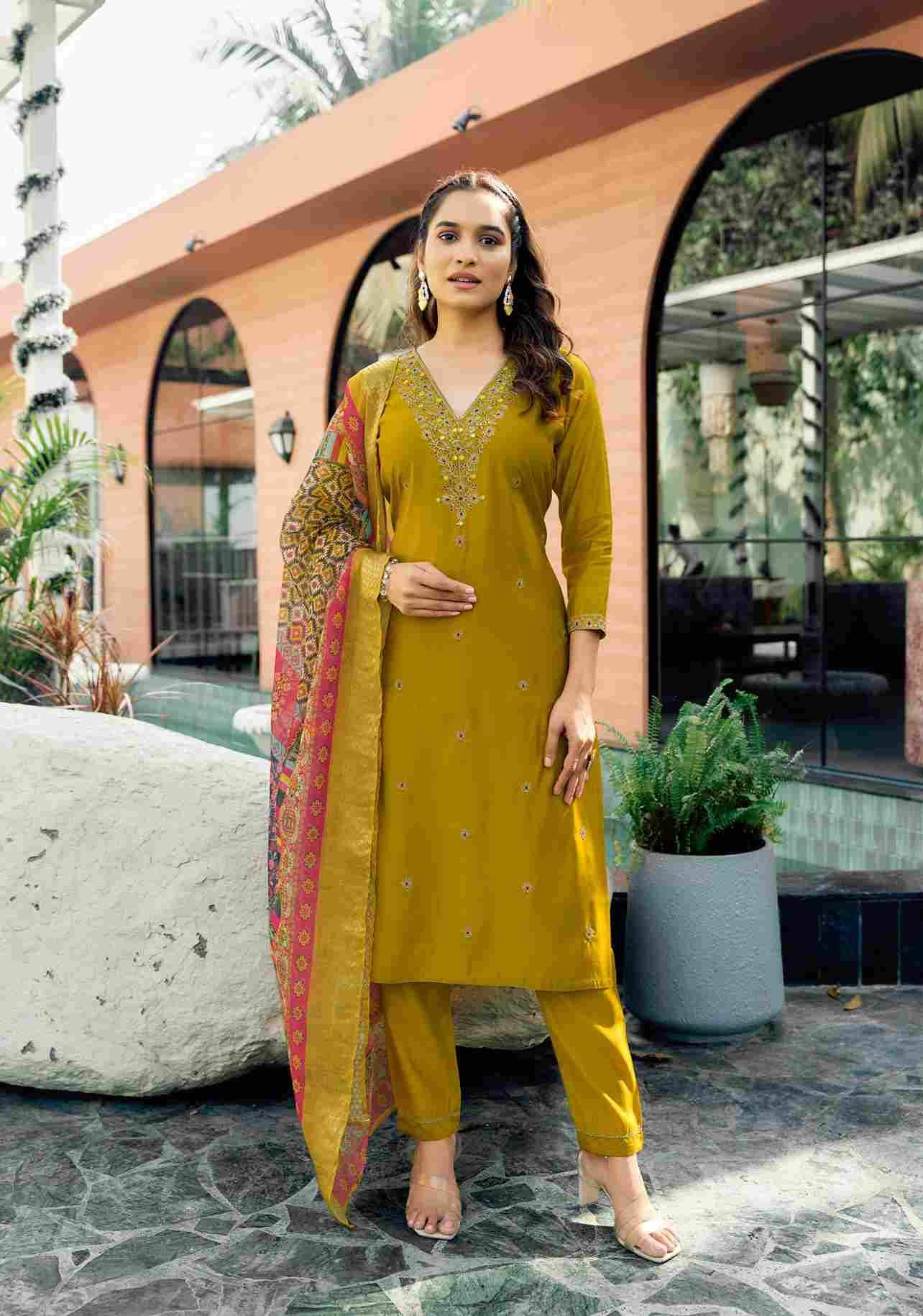 Rangat By Ossm 1001 To 1006 Series Beautiful Stylish Festive Suits Fancy Colorful Casual Wear & Ethnic Wear & Ready To Wear Pure Viscose Silk Dresses At Wholesale Price