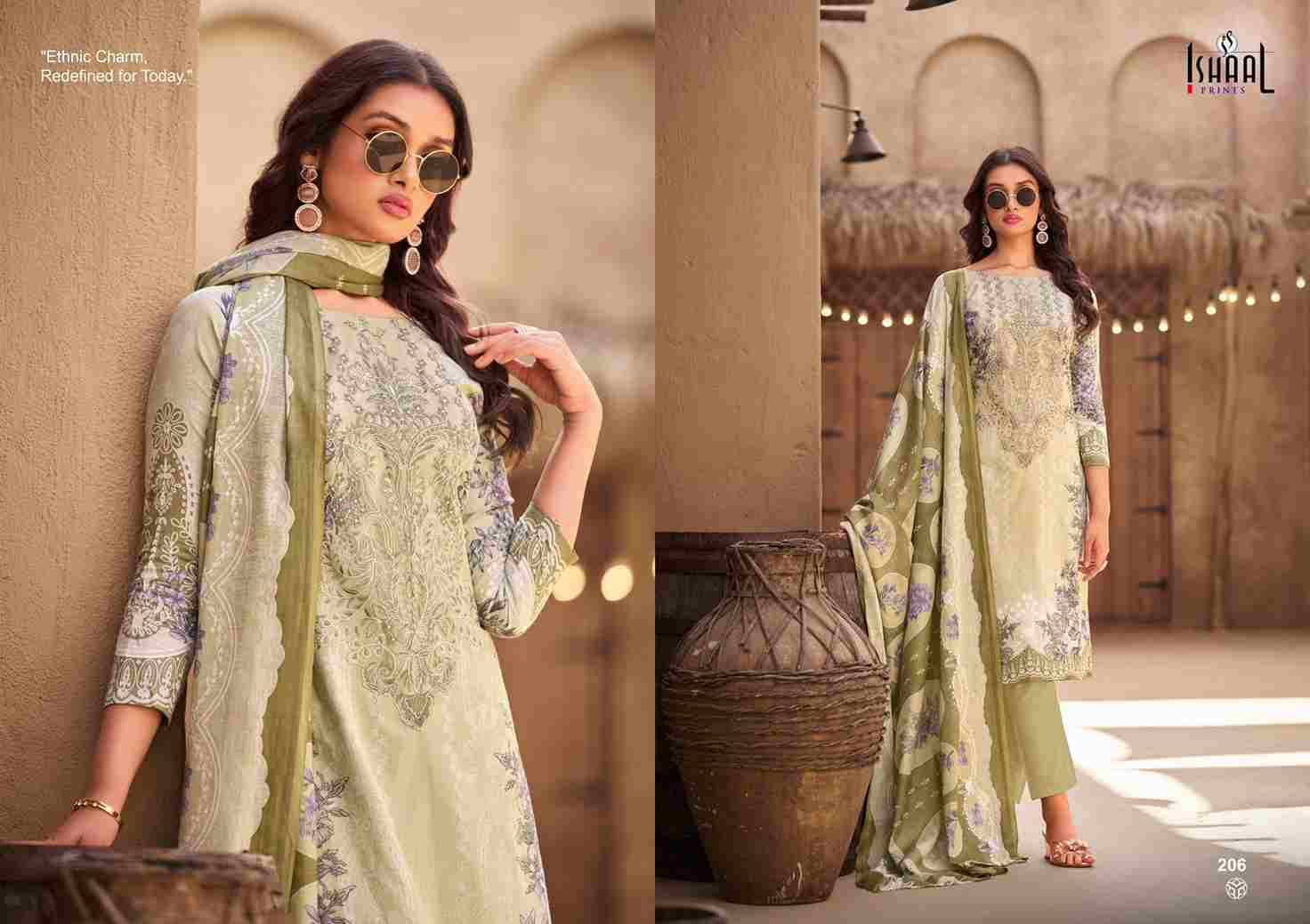 Maira Vol-2 By Ishaal Prints 201 To 208 Series Beautiful Suits Colorful Stylish Fancy Casual Wear & Ethnic Wear Pure Lawn Printed Dresses At Wholesale Price