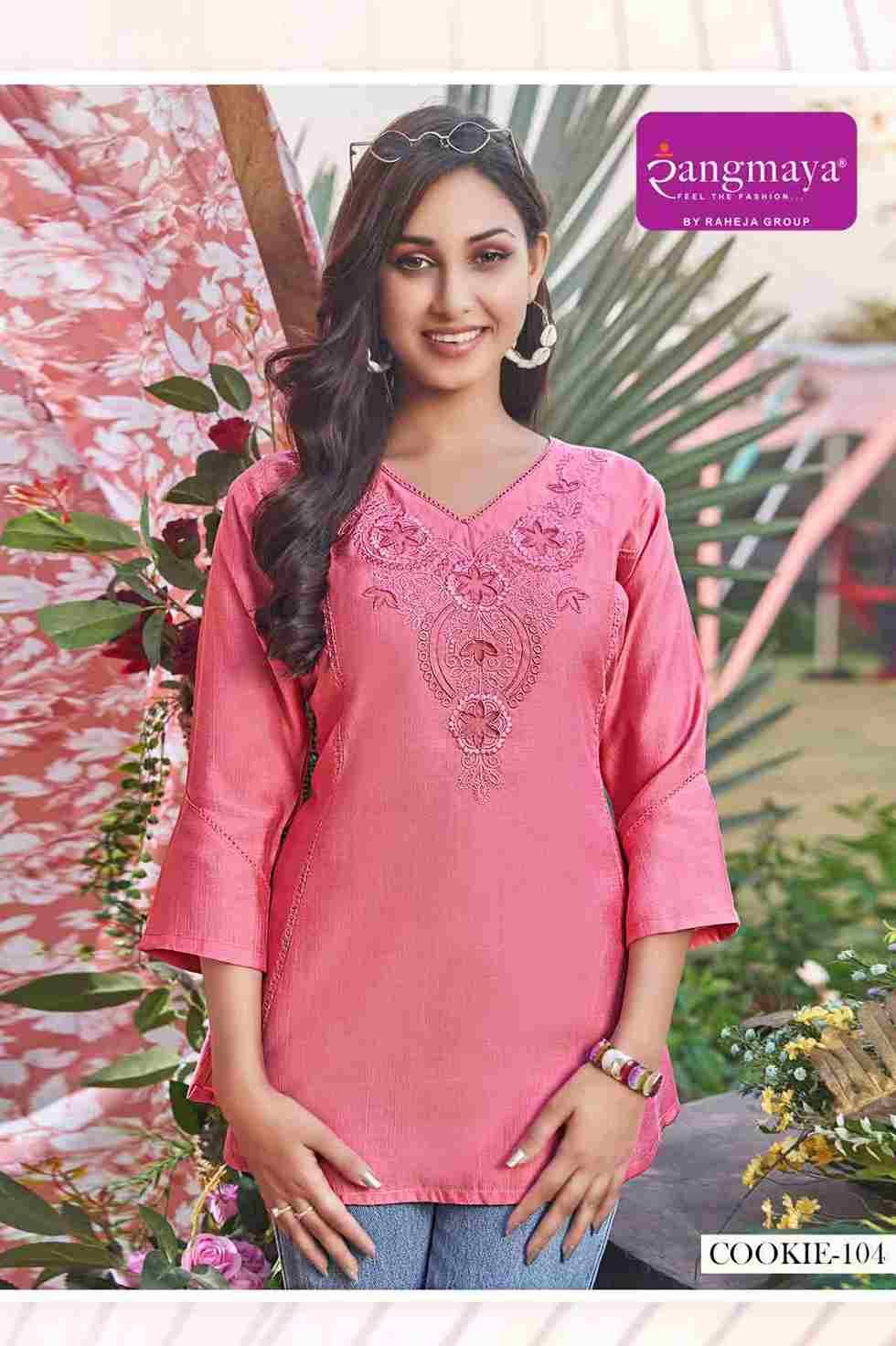 Cookie By Rangmaya 101 To 108 Series Designer Stylish Fancy Colorful Beautiful Party Wear & Ethnic Wear Collection Fancy Tops At Wholesale Price