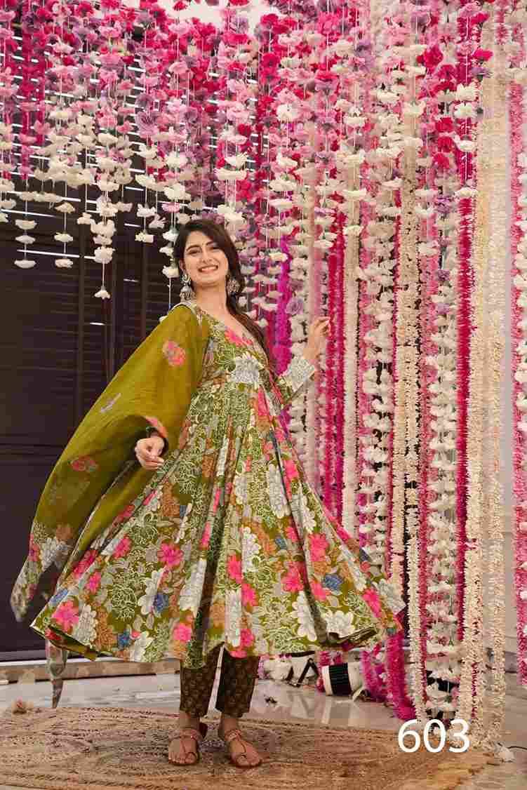 Clora Vol-6 By Fashid Wholesale 601 To 608 Series Beautiful Festive Suits Stylish Fancy Colorful Casual Wear & Ethnic Wear Pure Muslin Print Dresses At Wholesale Price