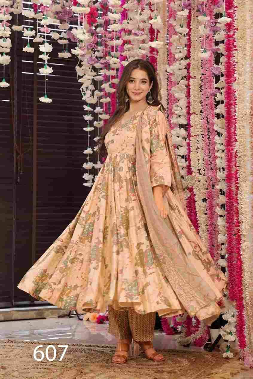 Clora Vol-6 By Fashid Wholesale 601 To 608 Series Beautiful Festive Suits Stylish Fancy Colorful Casual Wear & Ethnic Wear Pure Muslin Print Dresses At Wholesale Price