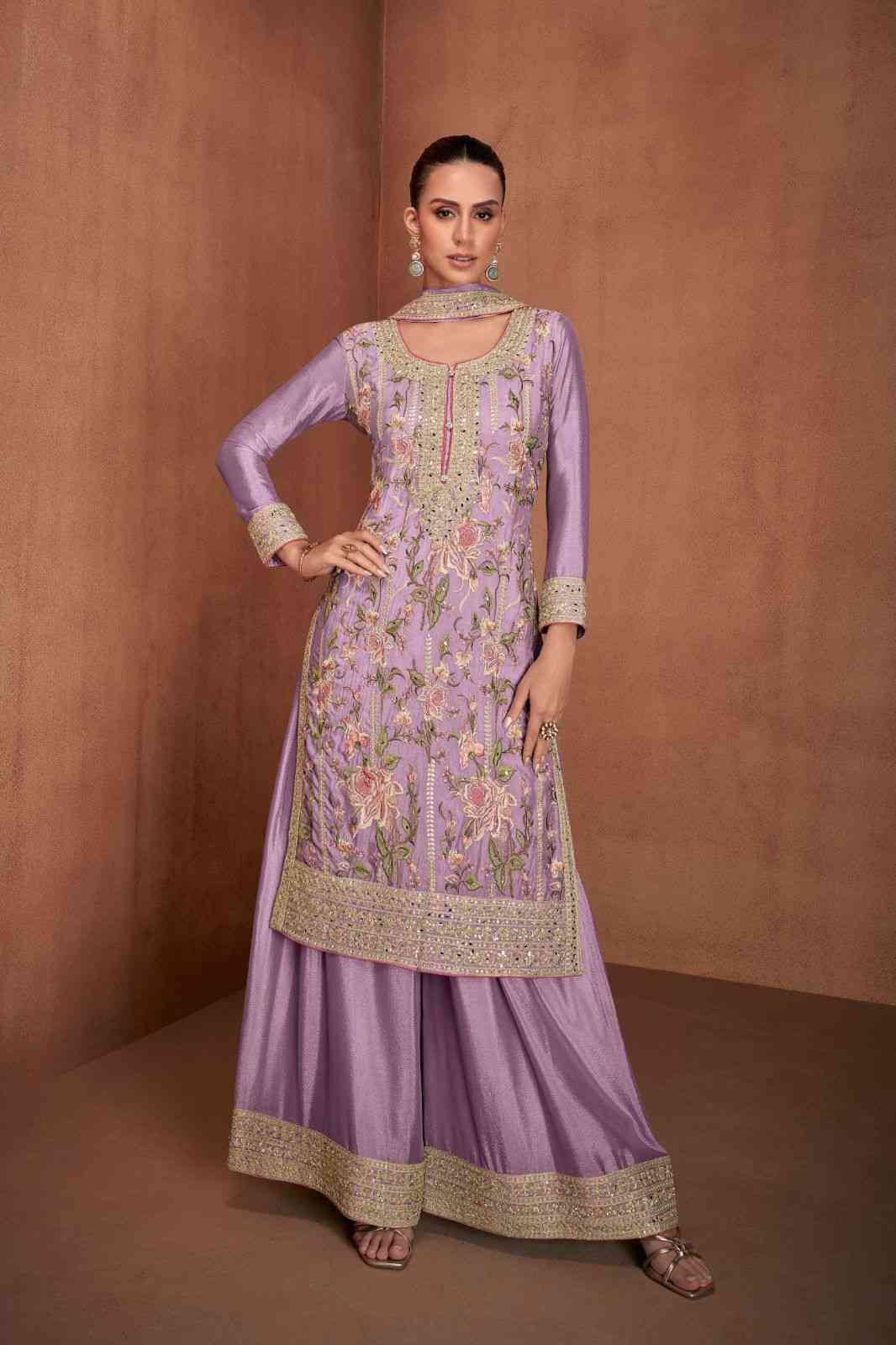 Vanya Color By Gulkayra Designer 7478-D To 7478-G Series Beautiful Sharara Suits Colorful Stylish Fancy Casual Wear & Ethnic Wear Chinnon Dresses At Wholesale Price