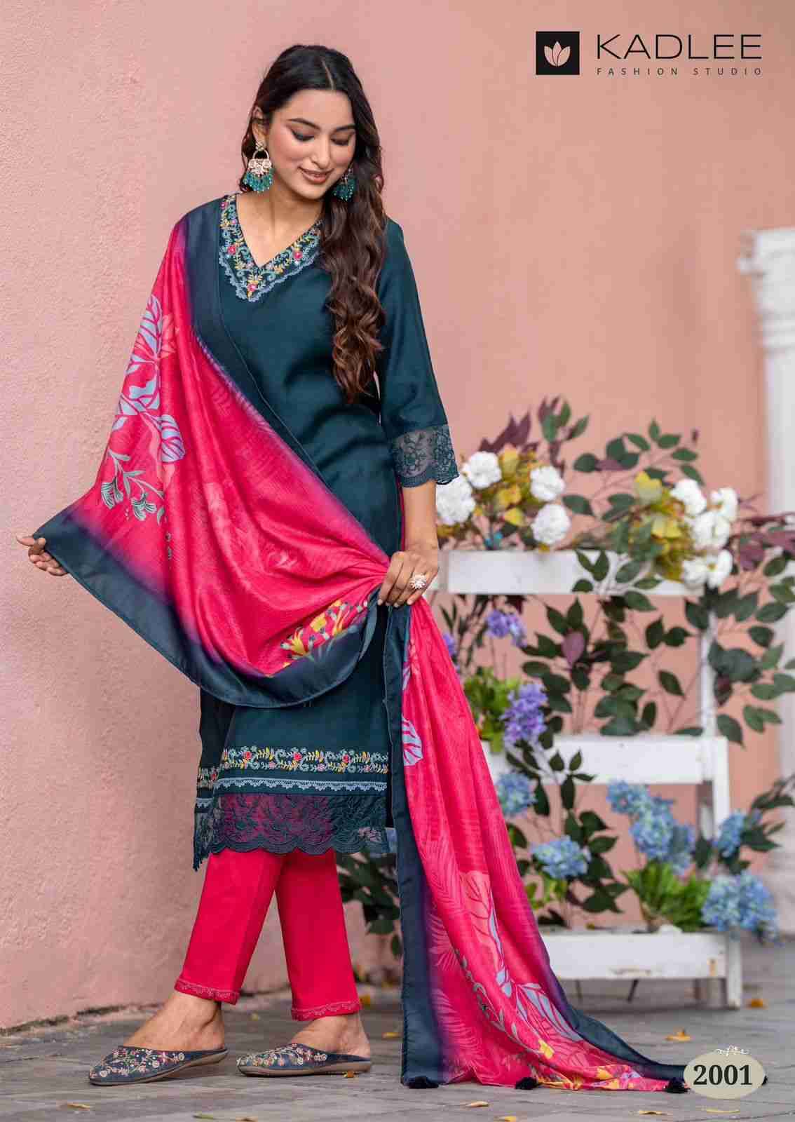 Rivanta By Kadlee 2001 To 2004 Series Beautiful Festive Suits Colorful Stylish Fancy Casual Wear & Ethnic Wear Heavy Viscose Dresses At Wholesale Price