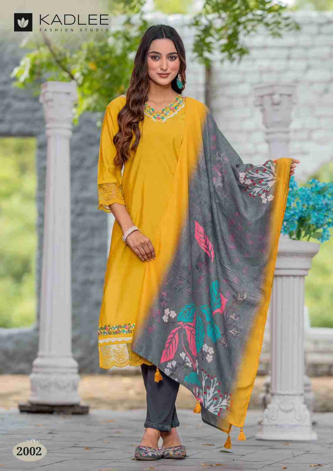 Rivanta By Kadlee 2001 To 2004 Series Beautiful Festive Suits Colorful Stylish Fancy Casual Wear & Ethnic Wear Heavy Viscose Dresses At Wholesale Price