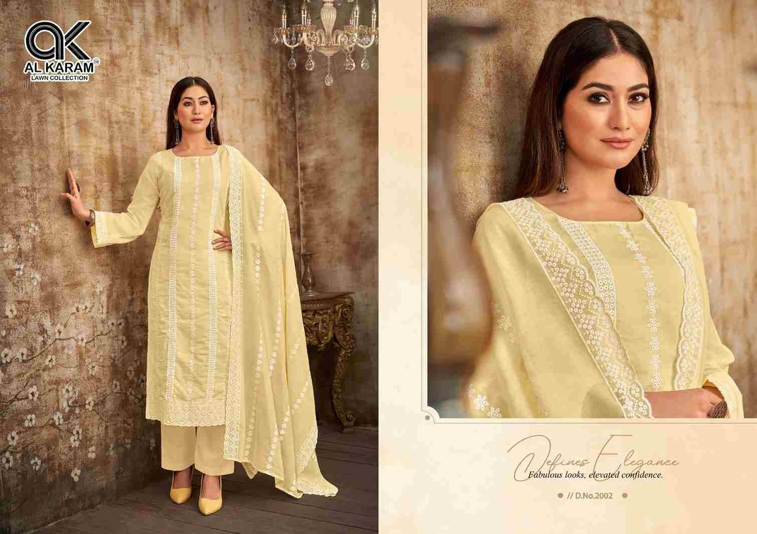 Lahori Work By Al Karam Lawn Collection 2001 To 2004 Series Beautiful Pakistani Suits Stylish Fancy Colorful Casual Wear & Ethnic Wear Pure Cotton Print Dresses At Wholesale Price