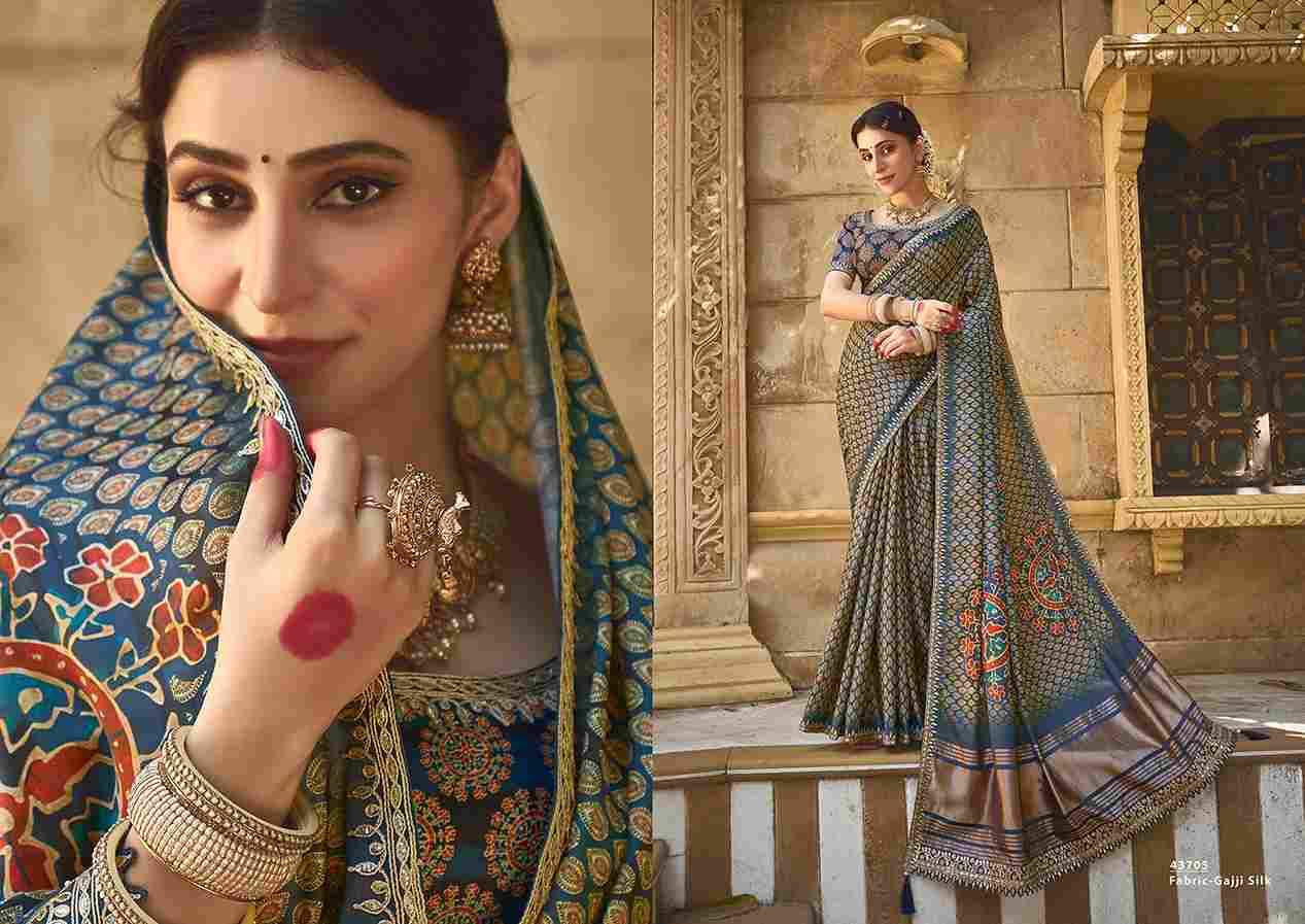 Gajari By Mahotsav Creation Indian Traditional Wear Collection Beautiful Stylish Fancy Colorful Party Wear & Occasional Wear Satin Silk Sarees At Wholesale Price