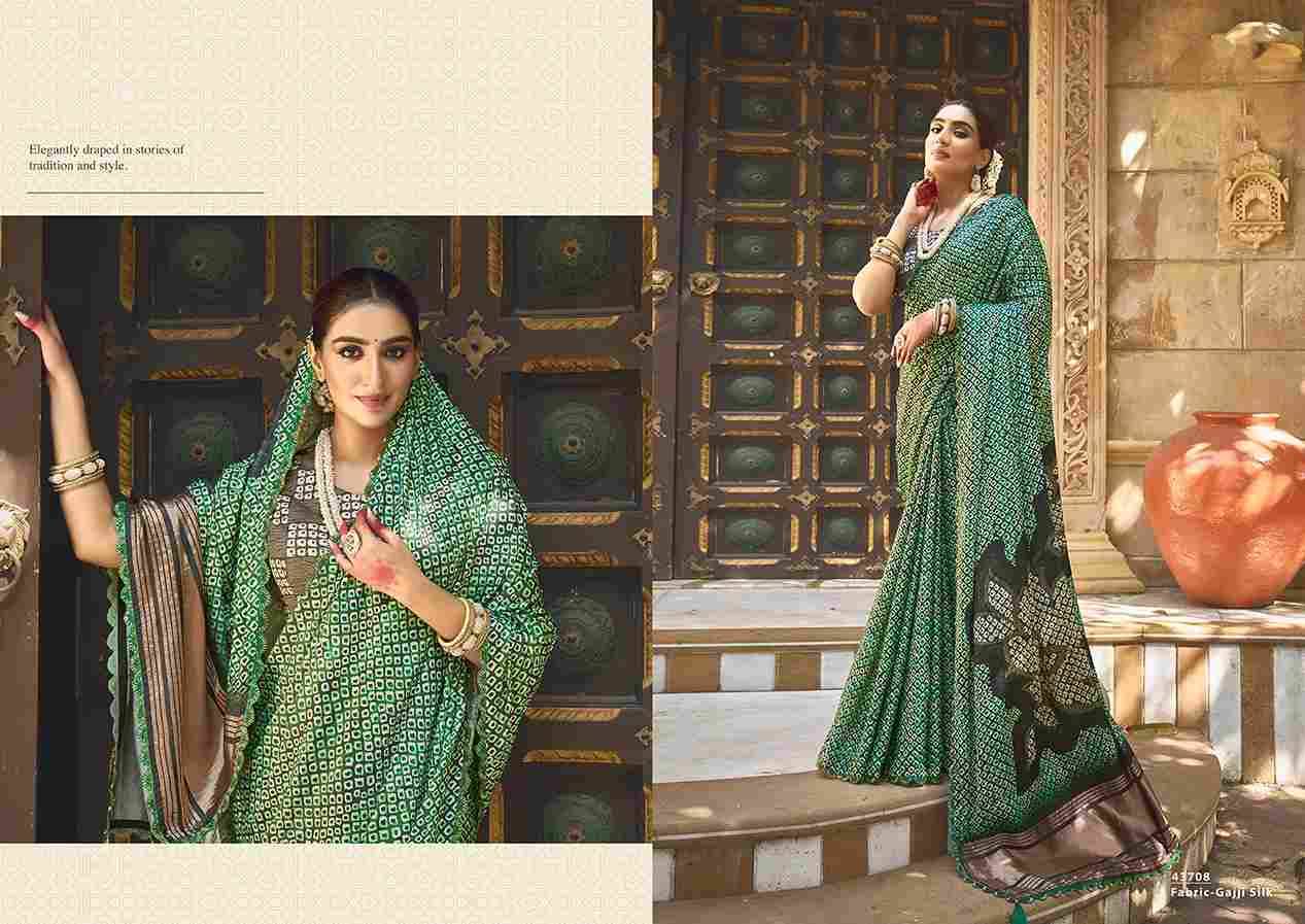 Gajari By Mahotsav Creation Indian Traditional Wear Collection Beautiful Stylish Fancy Colorful Party Wear & Occasional Wear Satin Silk Sarees At Wholesale Price