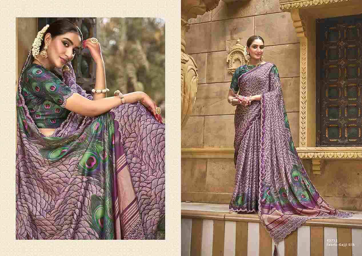 Gajari By Mahotsav Creation Indian Traditional Wear Collection Beautiful Stylish Fancy Colorful Party Wear & Occasional Wear Satin Silk Sarees At Wholesale Price