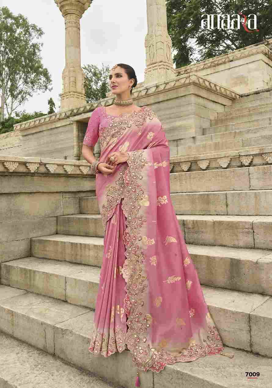 Anaara 7001 Series By Tathastu 7001 To 7011 Series Indian Traditional Wear Collection Beautiful Stylish Fancy Colorful Party Wear & Occasional Wear Silk Sarees At Wholesale Price