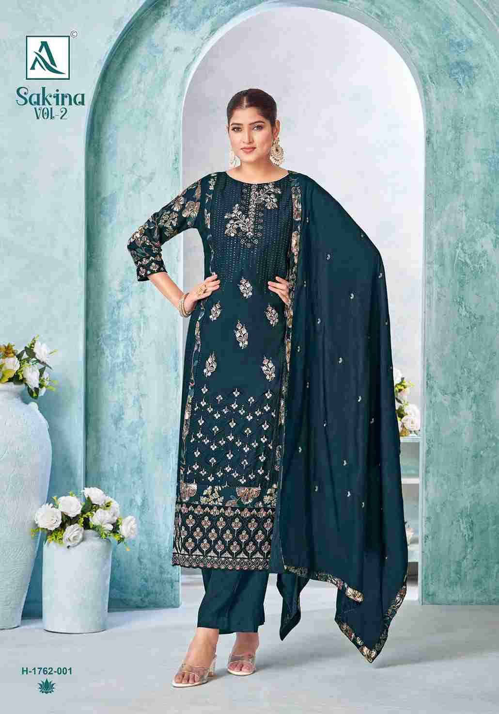 Sakina Vol-2 By Alok Suit 1762-001 To 1762-004 Series Beautiful Festive Suits Stylish Fancy Colorful Casual Wear & Ethnic Wear Pure Viscose Rayon Print Dresses At Wholesale Price