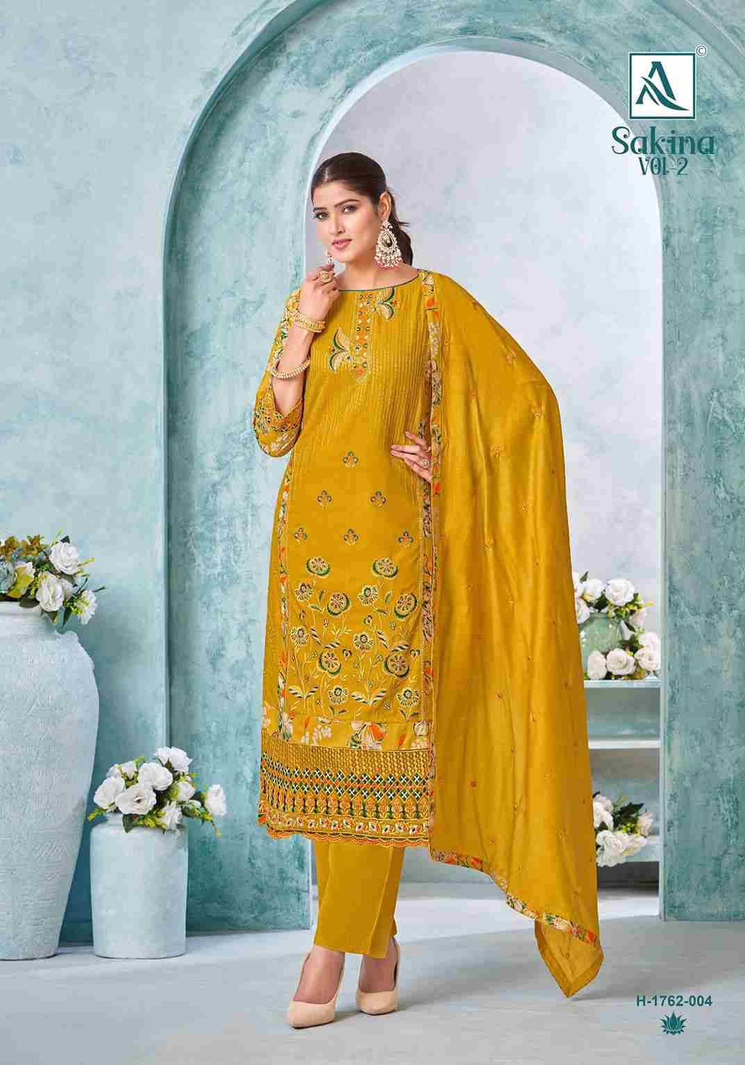 Sakina Vol-2 By Alok Suit 1762-001 To 1762-004 Series Beautiful Festive Suits Stylish Fancy Colorful Casual Wear & Ethnic Wear Pure Viscose Rayon Print Dresses At Wholesale Price