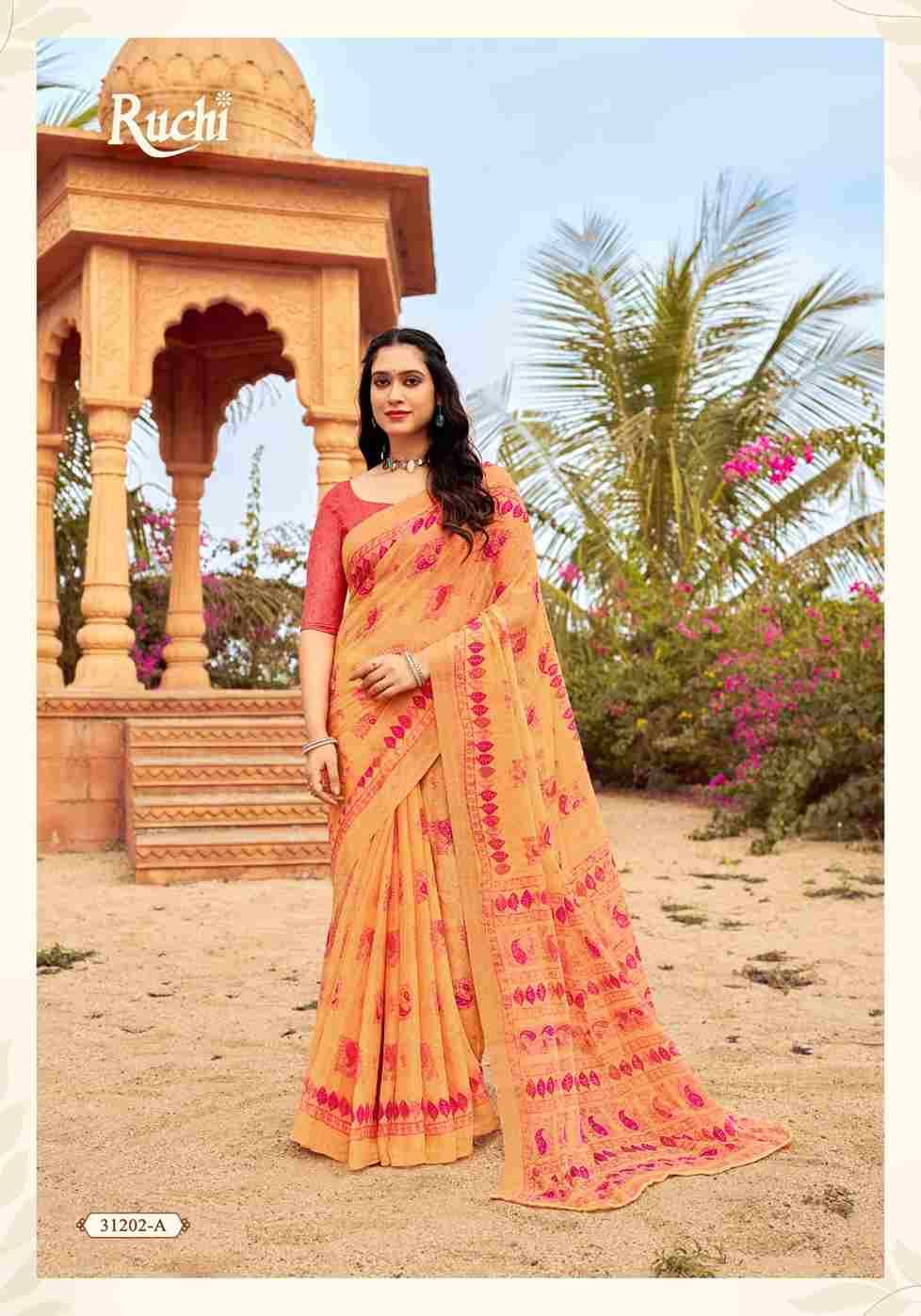 Star Chiffon Vol-151 Nx By Ruchi Sarees Indian Traditional Wear Collection Beautiful Stylish Fancy Colorful Party Wear & Occasional Wear Chiffon Sarees At Wholesale Price