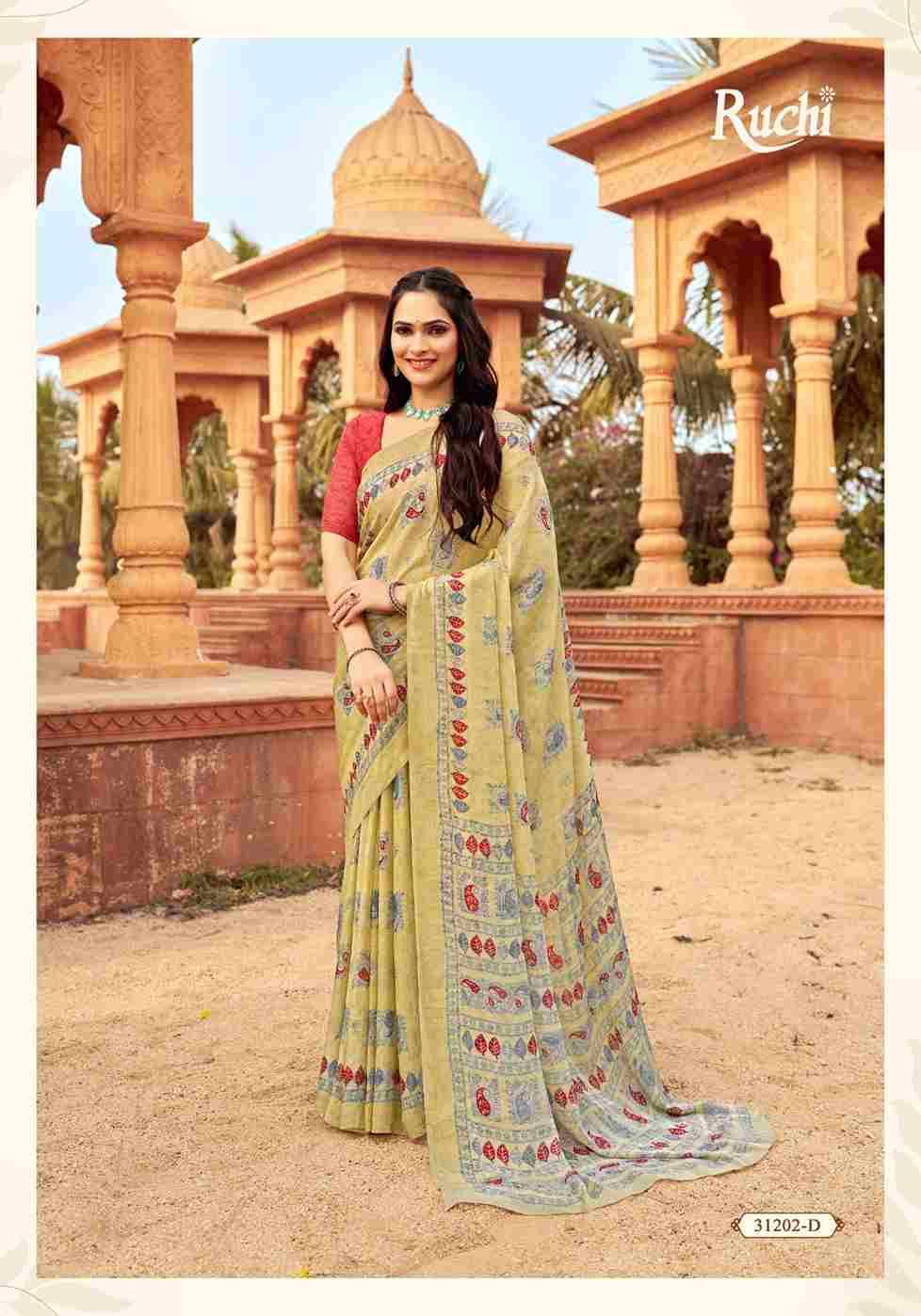 Star Chiffon Vol-151 Nx By Ruchi Sarees Indian Traditional Wear Collection Beautiful Stylish Fancy Colorful Party Wear & Occasional Wear Chiffon Sarees At Wholesale Price