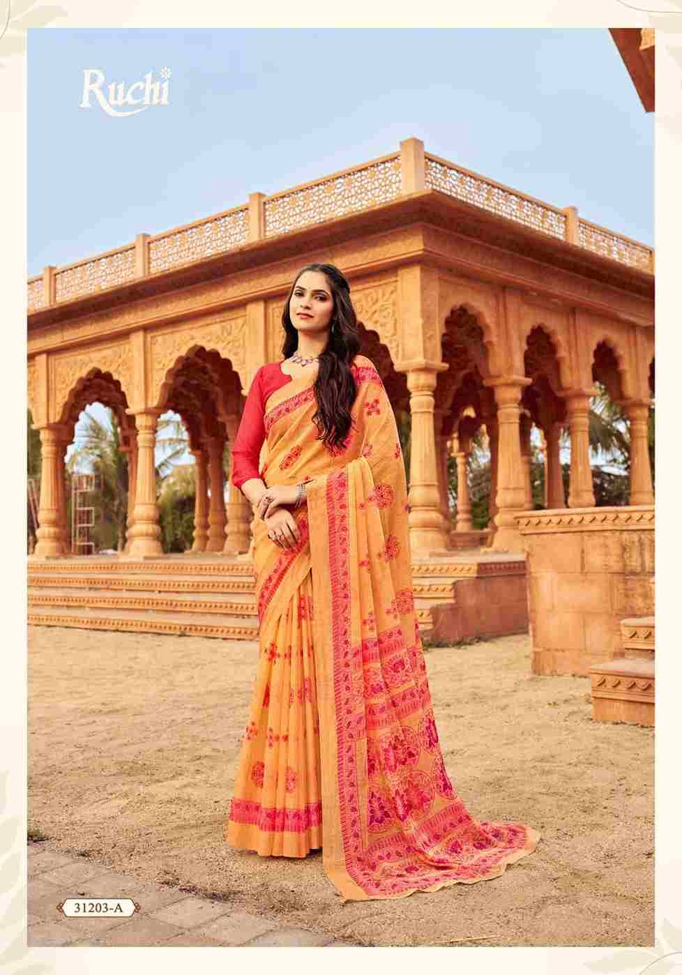 Star Chiffon Vol-151 Nx By Ruchi Sarees Indian Traditional Wear Collection Beautiful Stylish Fancy Colorful Party Wear & Occasional Wear Chiffon Sarees At Wholesale Price