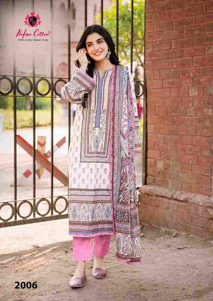 Saniya Vol-2 By Nafisa Cotton 2001 To 2006 Series Beautiful Stylish Festive Suits Fancy Colorful Casual Wear & Ethnic Wear & Ready To Wear Soft Cotton Print Dresses At Wholesale Price