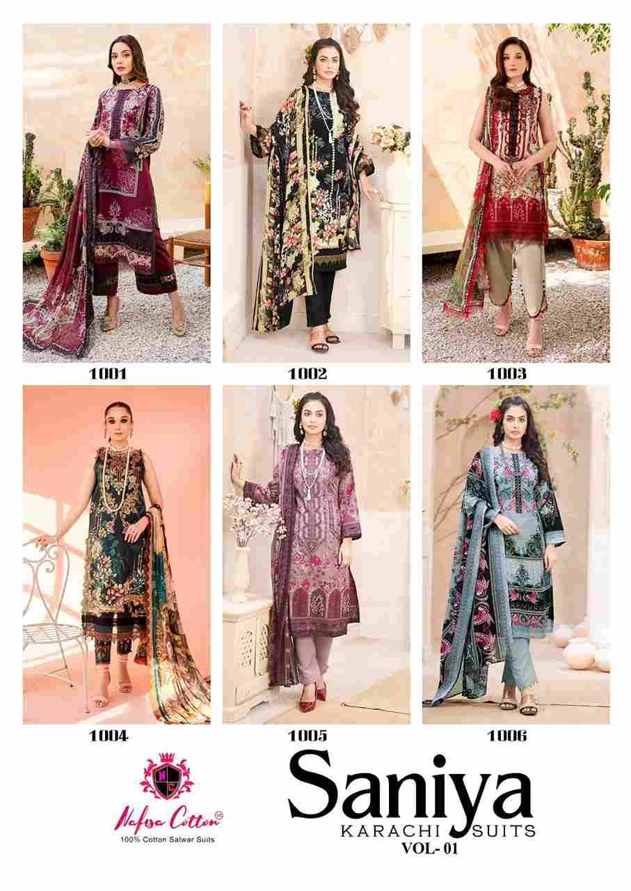 Saniya Vol-2 By Nafisa Cotton 2001 To 2006 Series Beautiful Stylish Festive Suits Fancy Colorful Casual Wear & Ethnic Wear & Ready To Wear Soft Cotton Print Dresses At Wholesale Price