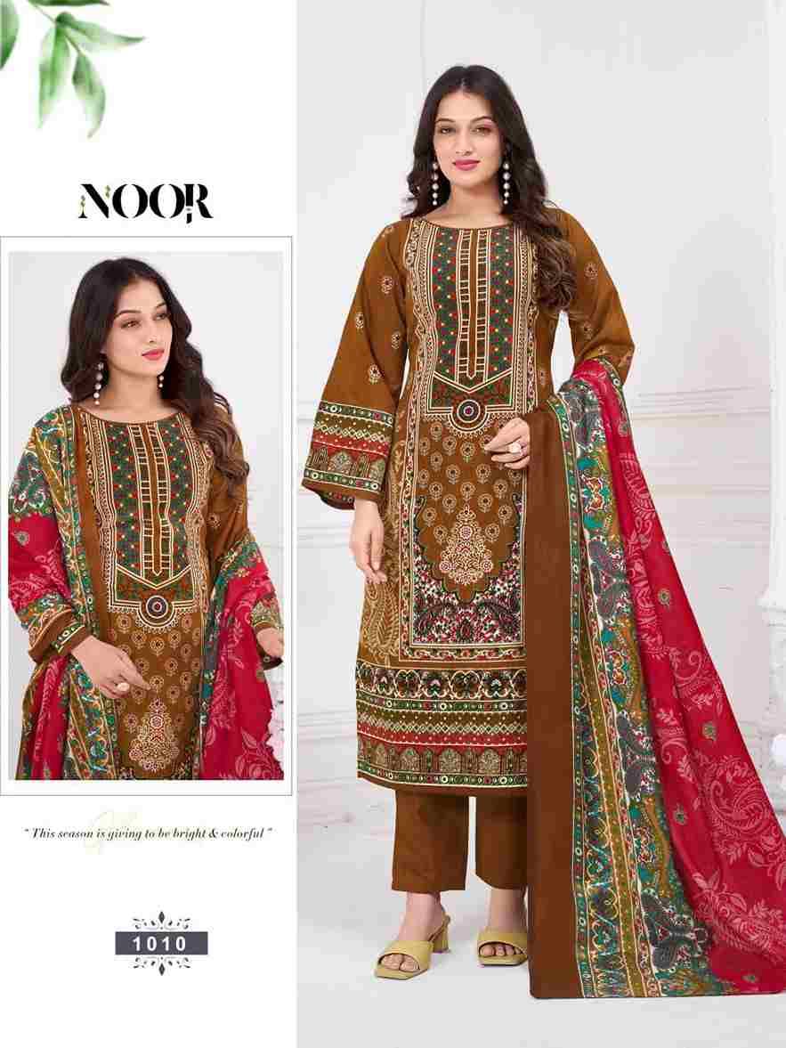 Noor By Falak International 1008 To 1015 Series Beautiful Stylish Festive Suits Fancy Colorful Casual Wear & Ethnic Wear & Ready To Wear Heavy Cotton Print Dresses At Wholesale Price