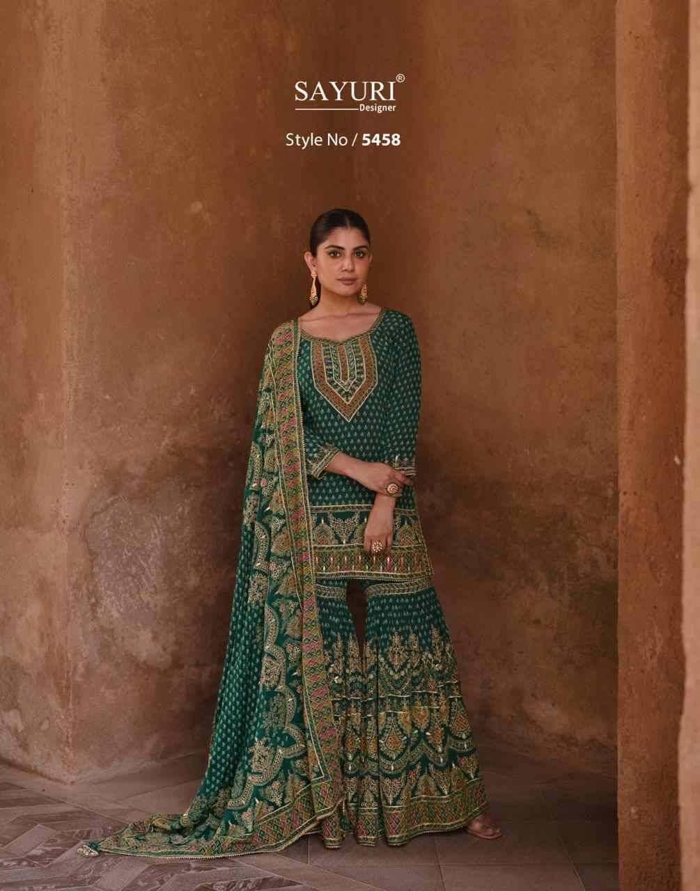 Noorani Nx By Sayuri Designer Sharara Suits Beautiful Fancy Colorful Stylish Party Wear & Occasional Wear Crepe Silk Dresses At Wholesale Price