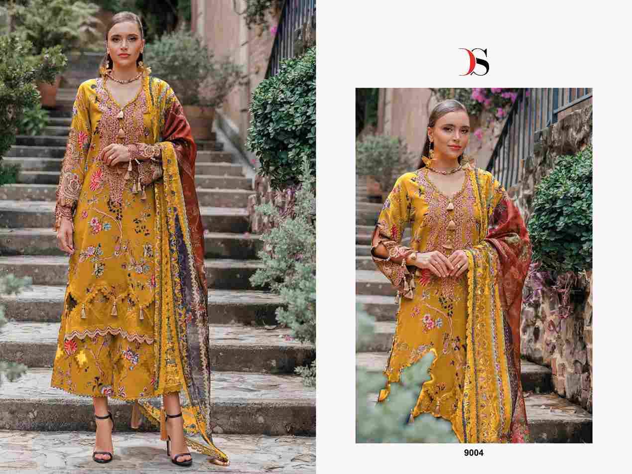 Jade Flora-25 By Deepsy Suits 9001 To 9006 Series Designer Pakistani Suits Beautiful Stylish Fancy Colorful Party Wear & Occasional Wear Pure Viscose Rayon Embroidered Dresses At Wholesale Price