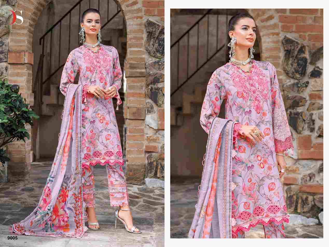 Jade Flora-25 By Deepsy Suits 9001 To 9006 Series Designer Pakistani Suits Beautiful Stylish Fancy Colorful Party Wear & Occasional Wear Pure Viscose Rayon Embroidered Dresses At Wholesale Price