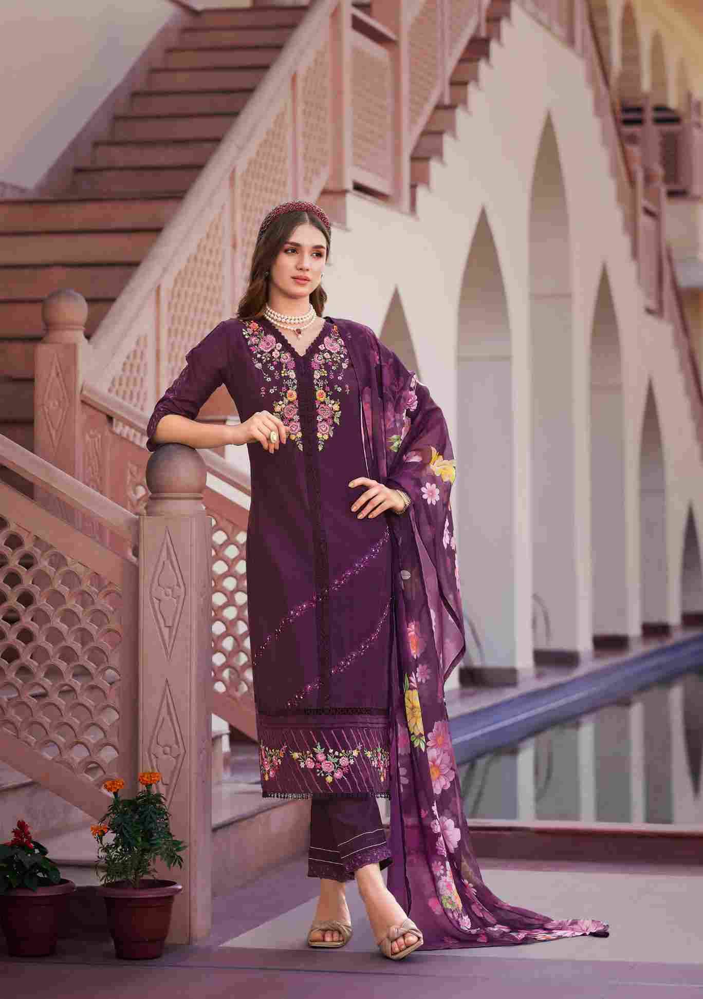 Sajda By Lady Leela 1001 To 1006 Series Designer Festive Suits Collection Beautiful Stylish Fancy Colorful Party Wear & Occasional Wear Pure Viscose Dresses At Wholesale Price