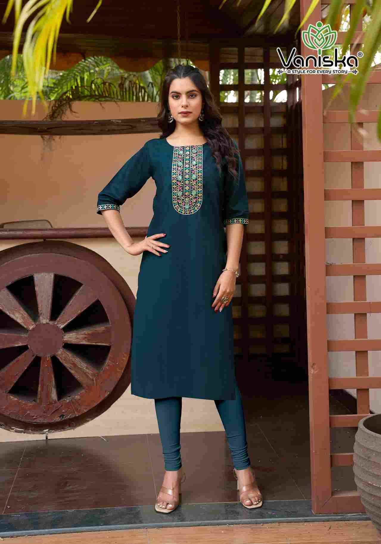 Five Star Vol-1 By Vaniska 1001 To 1008 Series Designer Stylish Fancy Colorful Beautiful Party Wear & Ethnic Wear Collection Vatican Silk Print Kurtis At Wholesale Price