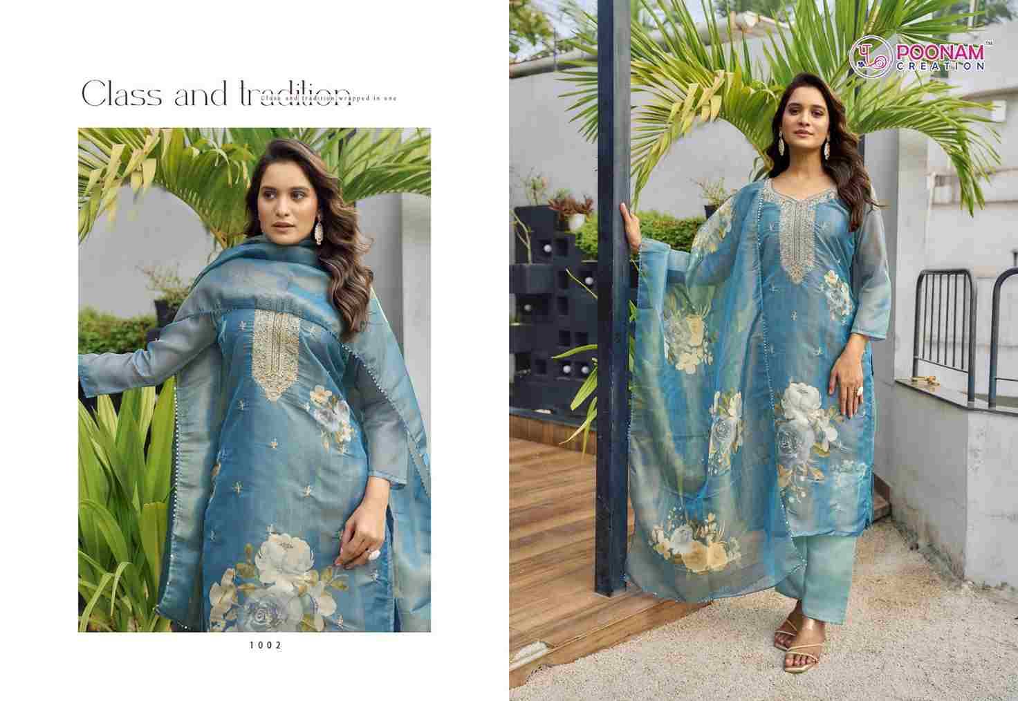 Pashmina By Poonam Creation 1001 To 1008 Series Beautiful Festive Suits Colorful Stylish Fancy Casual Wear & Ethnic Wear Viscose Silk Dresses At Wholesale Price