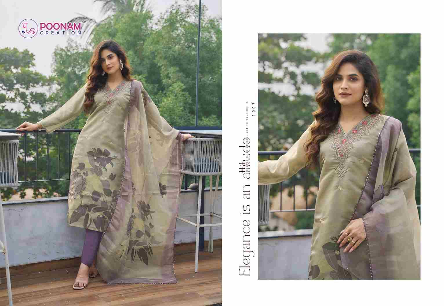 Pashmina By Poonam Creation 1001 To 1008 Series Beautiful Festive Suits Colorful Stylish Fancy Casual Wear & Ethnic Wear Viscose Silk Dresses At Wholesale Price