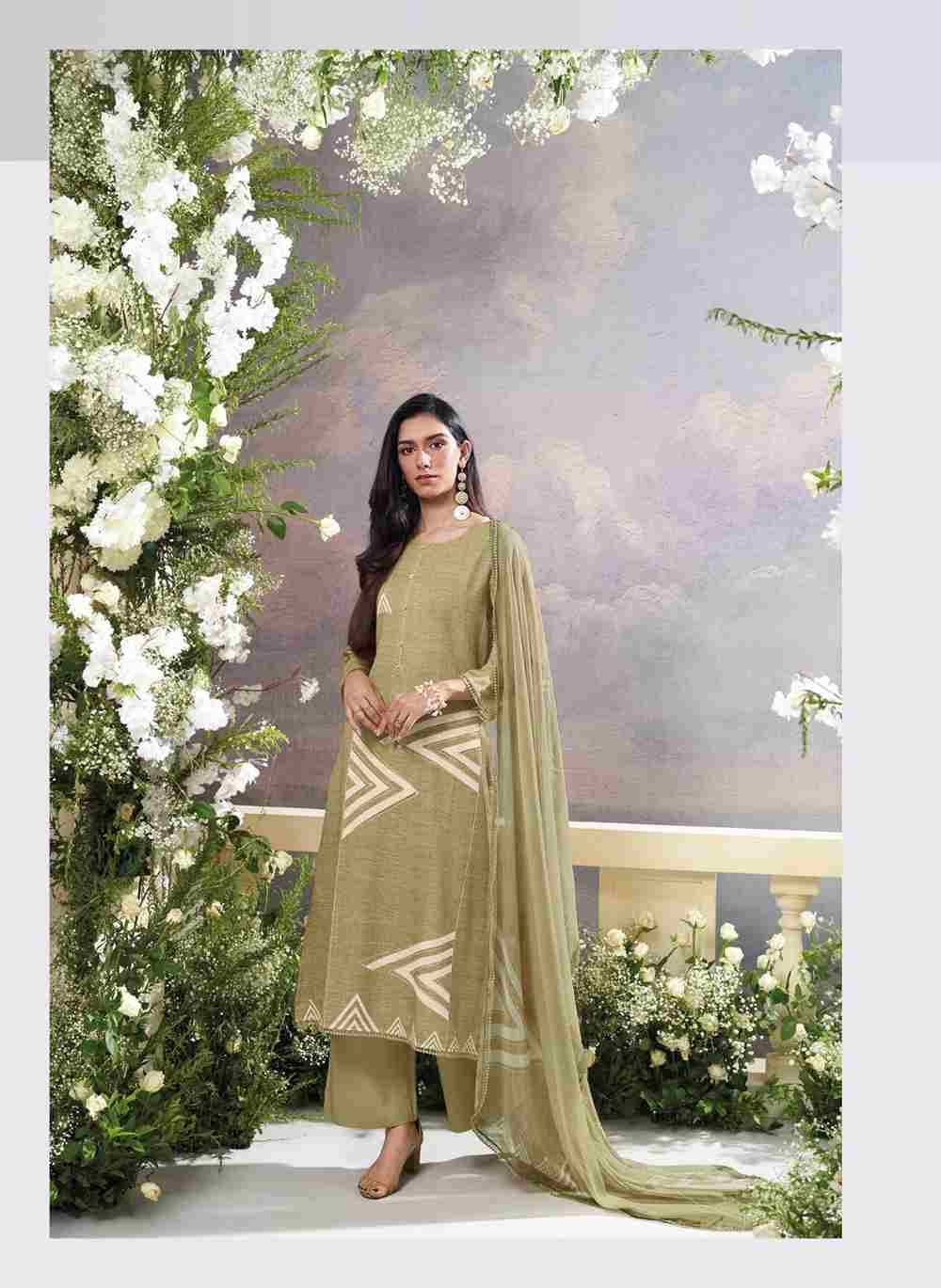 Nafre By Ganga Fashion 2045 To 2050 Series Beautiful Festive Suits Colorful Stylish Fancy Casual Wear & Ethnic Wear Pure Cotton Linen Print Dresses At Wholesale Price