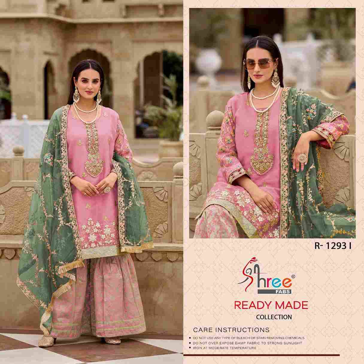 Shree Fabs Hit Design R-1293 Colours Vol-3 By Shree Fabs R-1293-I To R-1293-L Series Beautiful Pakistani Suits Stylish Fancy Colorful Party Wear & Occasional Wear Chinnon Embroidered Dresses At Wholesale Price