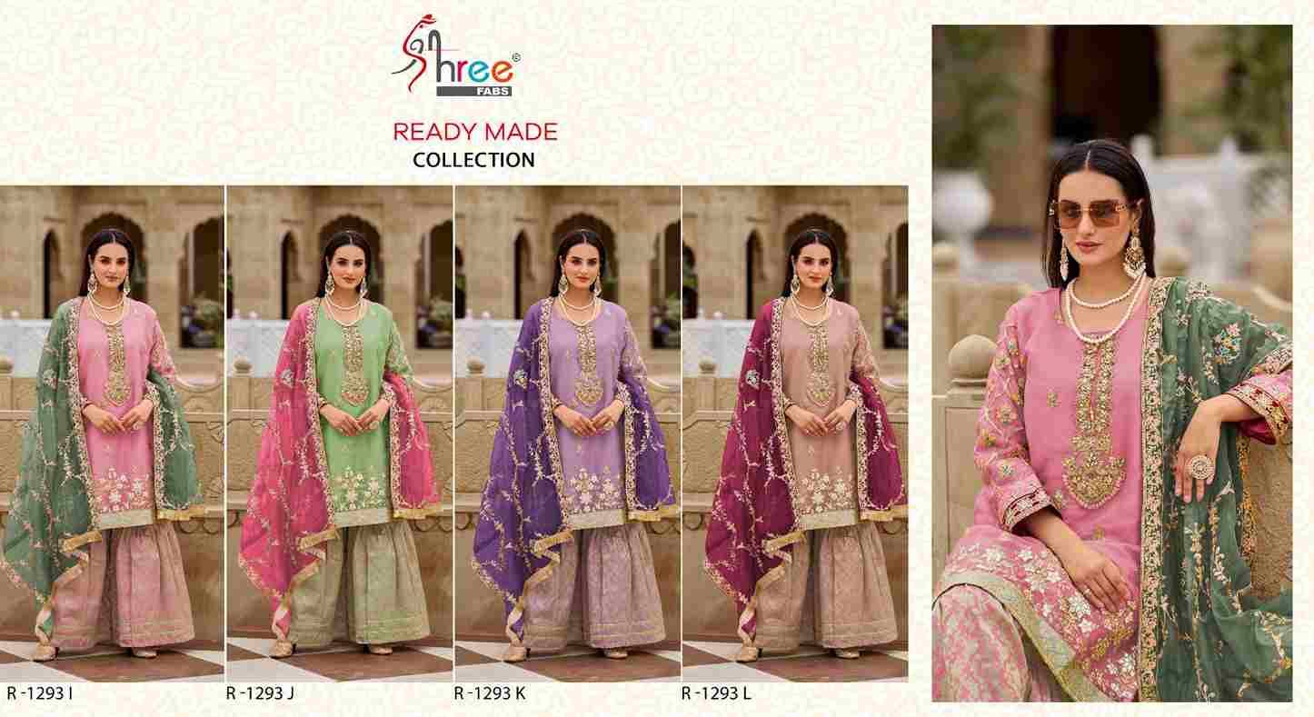 Shree Fabs Hit Design R-1293 Colours Vol-3 By Shree Fabs R-1293-I To R-1293-L Series Beautiful Pakistani Suits Stylish Fancy Colorful Party Wear & Occasional Wear Chinnon Embroidered Dresses At Wholesale Price