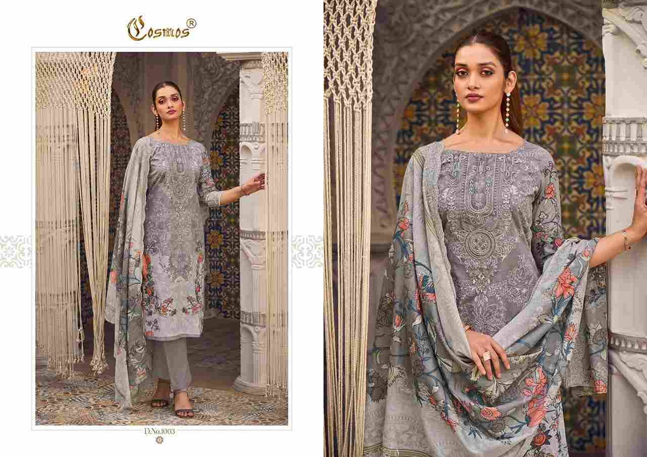 Needle Wonder Vol-1 By Cosmos 1001 To 1008 Series Beautiful Pakistani Suits Colorful Stylish Fancy Casual Wear & Ethnic Wear Lawn Cotton Embroidered Dresses At Wholesale Price