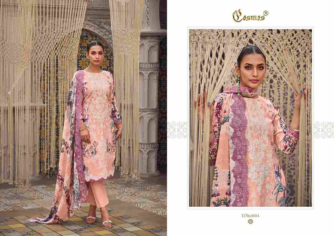 Needle Wonder Vol-1 By Cosmos 1001 To 1008 Series Beautiful Pakistani Suits Colorful Stylish Fancy Casual Wear & Ethnic Wear Lawn Cotton Embroidered Dresses At Wholesale Price