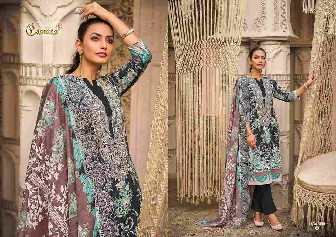 Needle Wonder Vol-1 By Cosmos 1001 To 1008 Series Beautiful Pakistani Suits Colorful Stylish Fancy Casual Wear & Ethnic Wear Lawn Cotton Embroidered Dresses At Wholesale Price