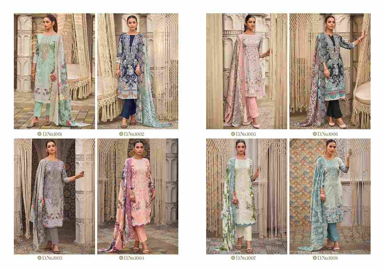 Needle Wonder Vol-1 By Cosmos 1001 To 1008 Series Beautiful Pakistani Suits Colorful Stylish Fancy Casual Wear & Ethnic Wear Lawn Cotton Embroidered Dresses At Wholesale Price