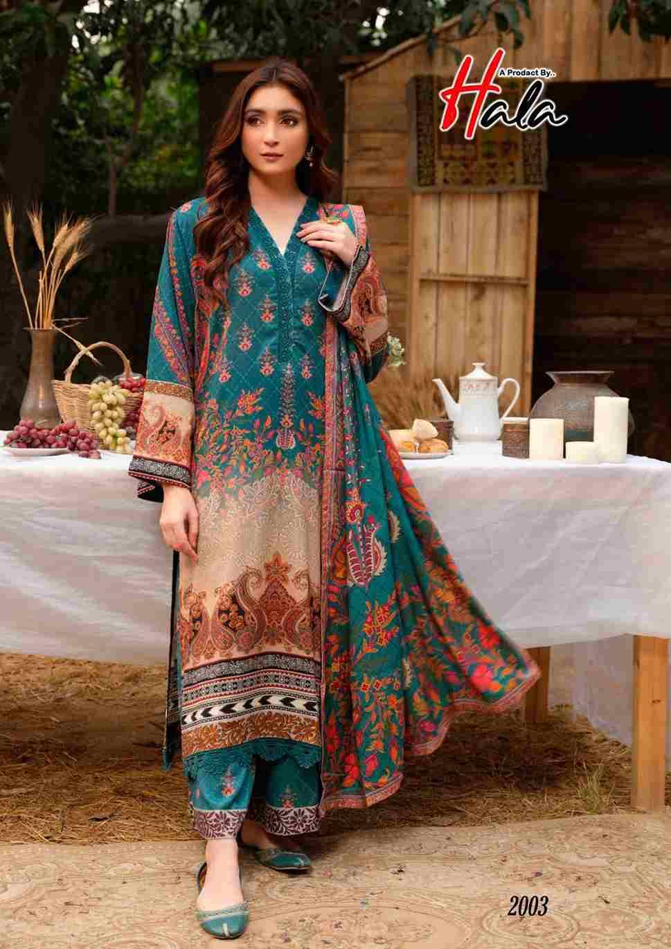 Azure Vol-2 By Hala 2001 To 2006 Series Beautiful Festive Suits Stylish Fancy Colorful Casual Wear & Ethnic Wear Pure Lawn Cotton Digital Print Dresses At Wholesale Price