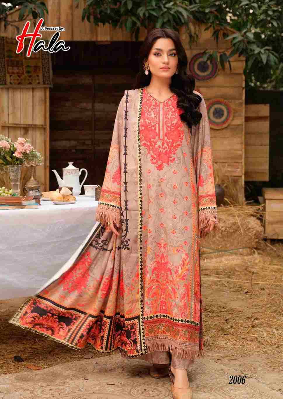 Azure Vol-2 By Hala 2001 To 2006 Series Beautiful Festive Suits Stylish Fancy Colorful Casual Wear & Ethnic Wear Pure Lawn Cotton Digital Print Dresses At Wholesale Price